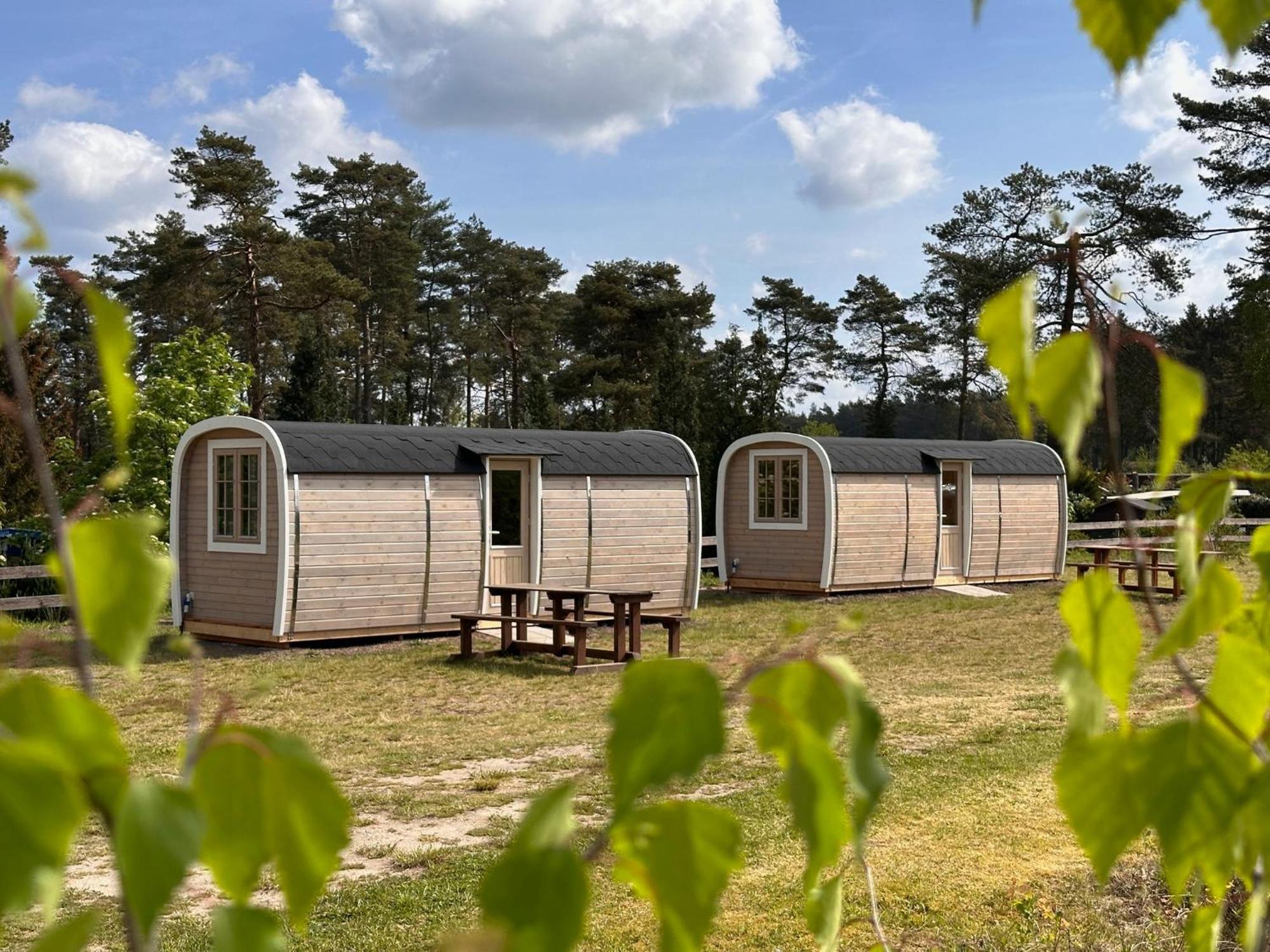 Naturcamping Lueneburger Heide - Chalets & Tiny Haeuser Зольтау Екстер'єр фото