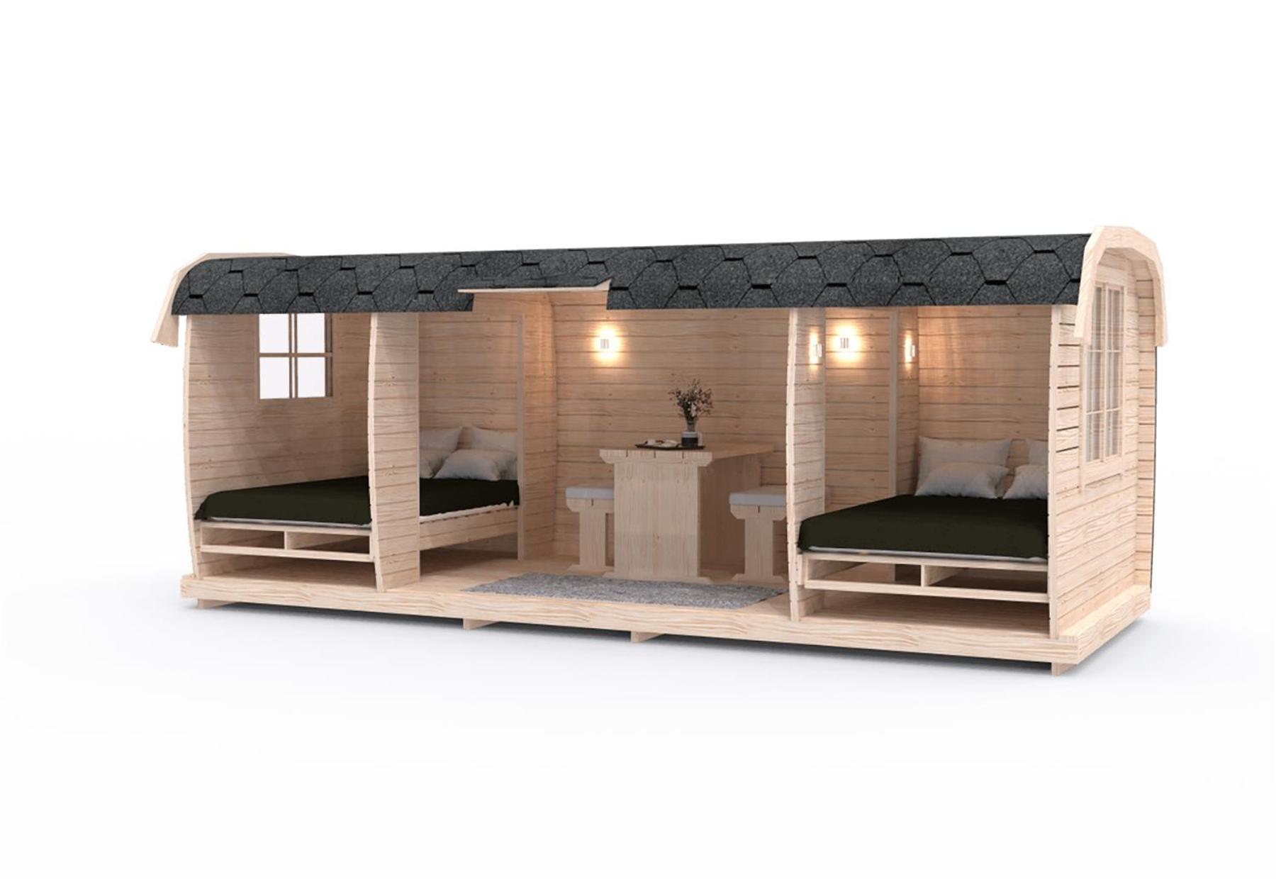 Naturcamping Lueneburger Heide - Chalets & Tiny Haeuser Зольтау Екстер'єр фото